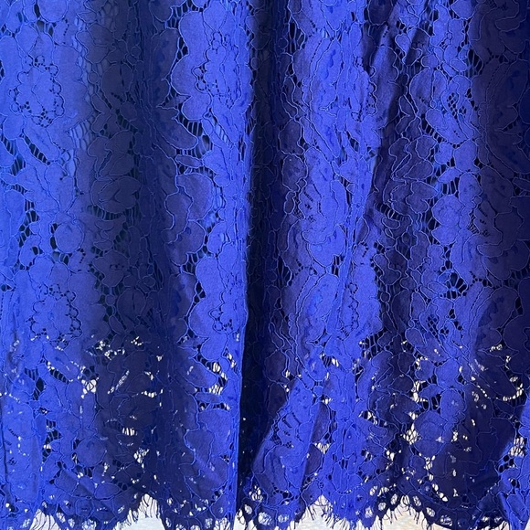 NWT l Beautiful Merokeety Vibrant Blue Lace Dress! XL - Picture 10 of 10
